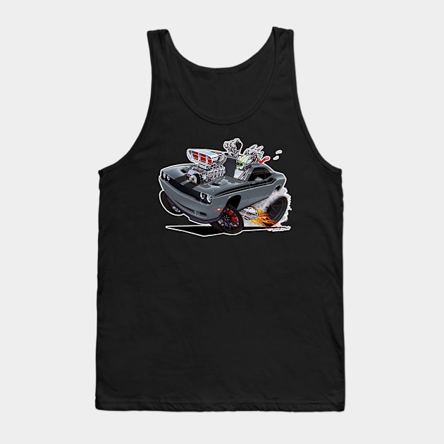 Challenger HELLCAT Gray Tank Top by vincecrain